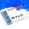 DIY LED Flashing Light Kit NE555 CD4017 Electronic Kit LED Water Flowing Effect SMD Soldering Practice Suite