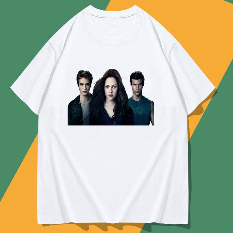 Футболка для фанатов Сумеречной саги Uampire Camisa Полиэстер Комиксы Вампиры Волки Унисекс Новый стиль Картинка Одежда Y2k