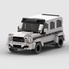 Технический Автомобиль MOC Грузовик Для Mercedesed Benzed G63 6x6 Внедорожник и Прицеп Скоростные Внедорожные Транспортные Средства Наборы Строительные Блоки Детские Игрушки Подарок