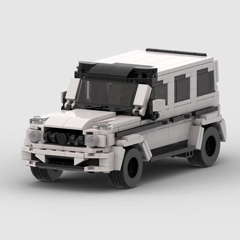 Технический Автомобиль MOC Грузовик Для Mercedesed Benzed G63 6x6 Внедорожник и Прицеп Скоростные Внедорожные Транспортные Средства Наборы Строительные Блоки Детские Игрушки Подарок