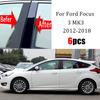 6 шт. Наклейки на стойки кузова и оконные стойки автомобиля для Ford Focus 3 MK3 2012-2018 2013 2014 2015 Аксессуары для стайлинга авто
