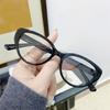 Новые Ретро Очки Кошачий Глаз Сладкие Элегантные Удобные Прочные Женский Стиль Без Линз