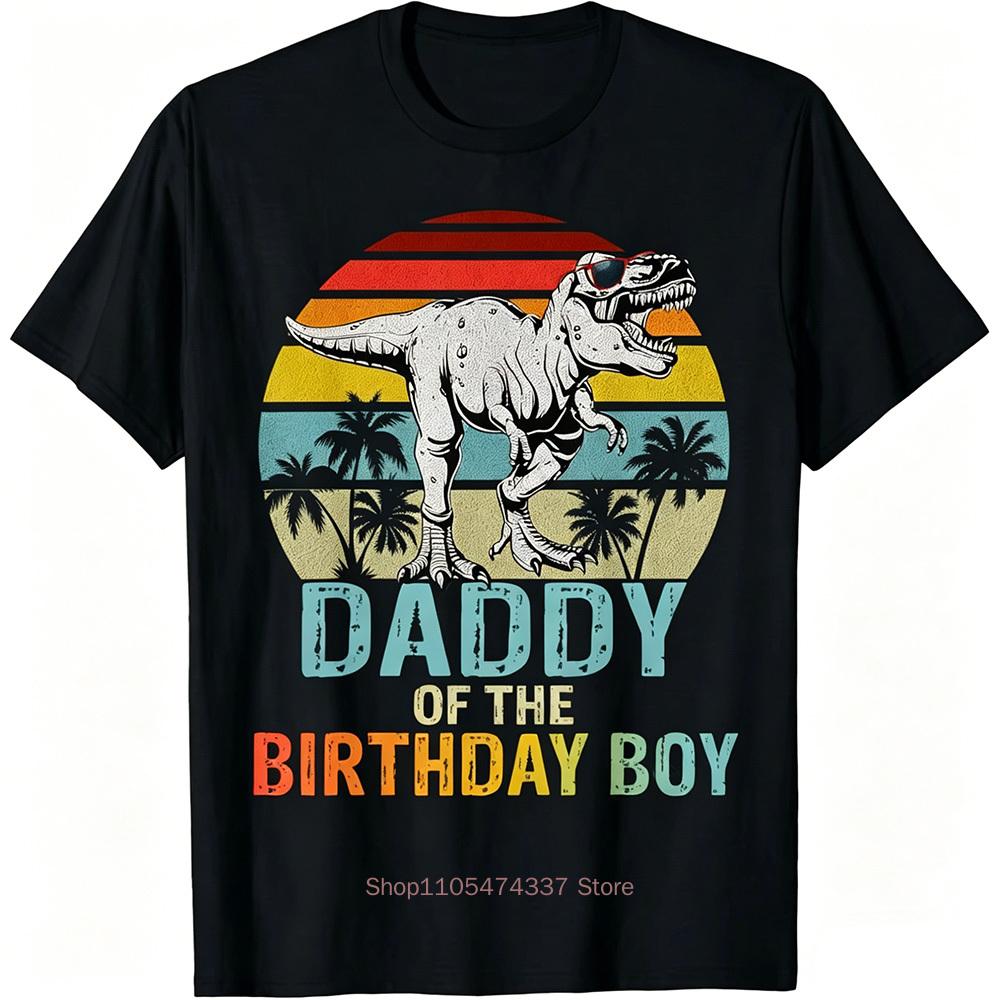 Daddysaurus T Rex Dinosaur Daddy Saurus Family Matching Tshirt Custom Printed Graphic T Shirts Funny Shir Ropa Hombre