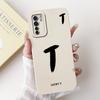 Чехол для Oppo F15 Oppo A91 CPH2001 Милый чехол с счастливыми буквами Мягкий силиконовый чехол для телефона Для Oppo Reno 3 Reno 4G F 15 OppoA91 Fundas