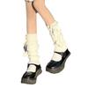 Lolita Knitted Leg Warmers Thermal Slouchy Leg Warmers Cute Leg Covers