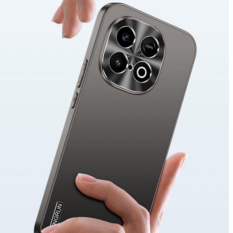 Для VIVO iQOO Z10 Turbo Z10 Turbo Pro Металлический Матовый Цвет Ударопрочный Устойчивый к Падениям Отталкивающий Отпечатки Пальцев Матовый На ощупь Чехол для Телефона