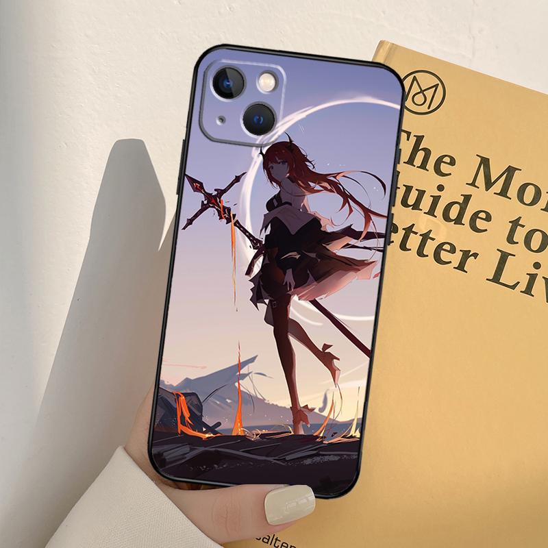 Чехол для телефона с игрой Arknights для iPhone 17 16 15 14 11 12 13 Pro Max mini XR 16e 15 16 Plus 17 Air Полное покрытие