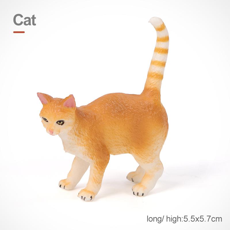 Имитация Фермерских Животных Домашняя Птица Корова Свинья Собака Курица Утка Гусь Детеныш Фигурки Модель Фигурки Развивающая Игрушка Для Детей