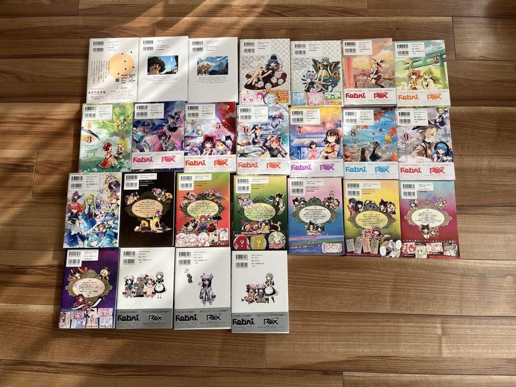 [Б/У] Манга Touhou Project полный набор из 25 томов