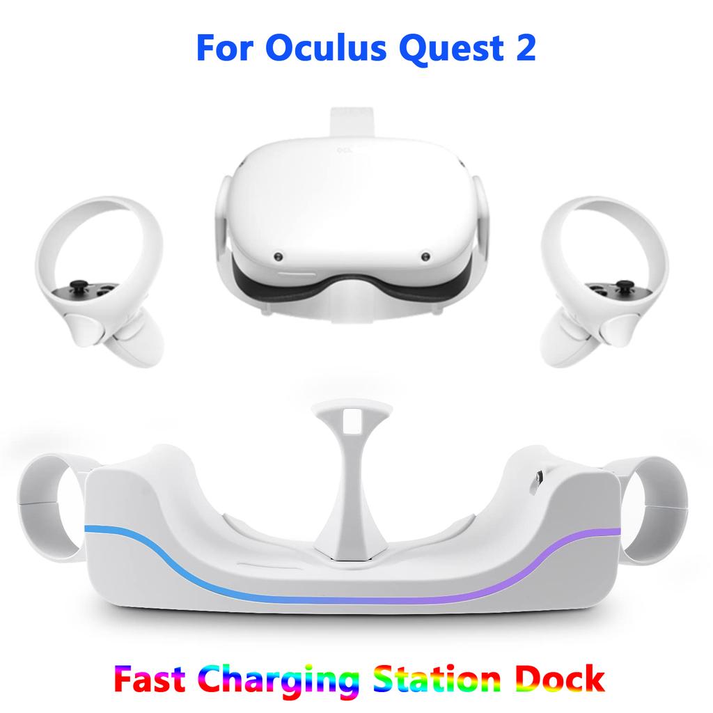 New USB Type-c Magnetic Charger Stand For Oculus Quest 2 Fast Charging Station Dock Holder VR Headset Controller Accessories