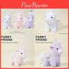 Pony Plush Angel Toy Keychain Soft Short Children Collectors Festival Gift Doll
