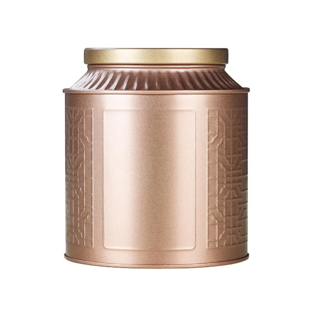 Small Round Kitchen Canisters Empty Tinplate Tea Storage Containers Mini Portable Cookie Candy Box Tea Packagings Box