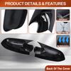 2PCS Rearview Mirror Cover Wing Side Mirror Cap for RENAULT MEGANE II 2002-2008 SCENIC II 2003-2009 8200217947 8200246786