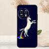 Cute Rainbow Unicorn Case For OnePlus 12R 10T 8T 9R 10R OnePlus 12 11 9 10 Pro Nord CE 2 3 Lite N10 N20 N30 Cover
