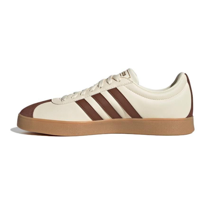 adidas Кроссовки унисекс VL Court 2.0 кремово-коричневые с резинкой ID6016