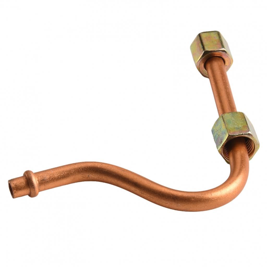 Improved Functionality Silver Tone Aluminum Air Compressor Exhaust Tube