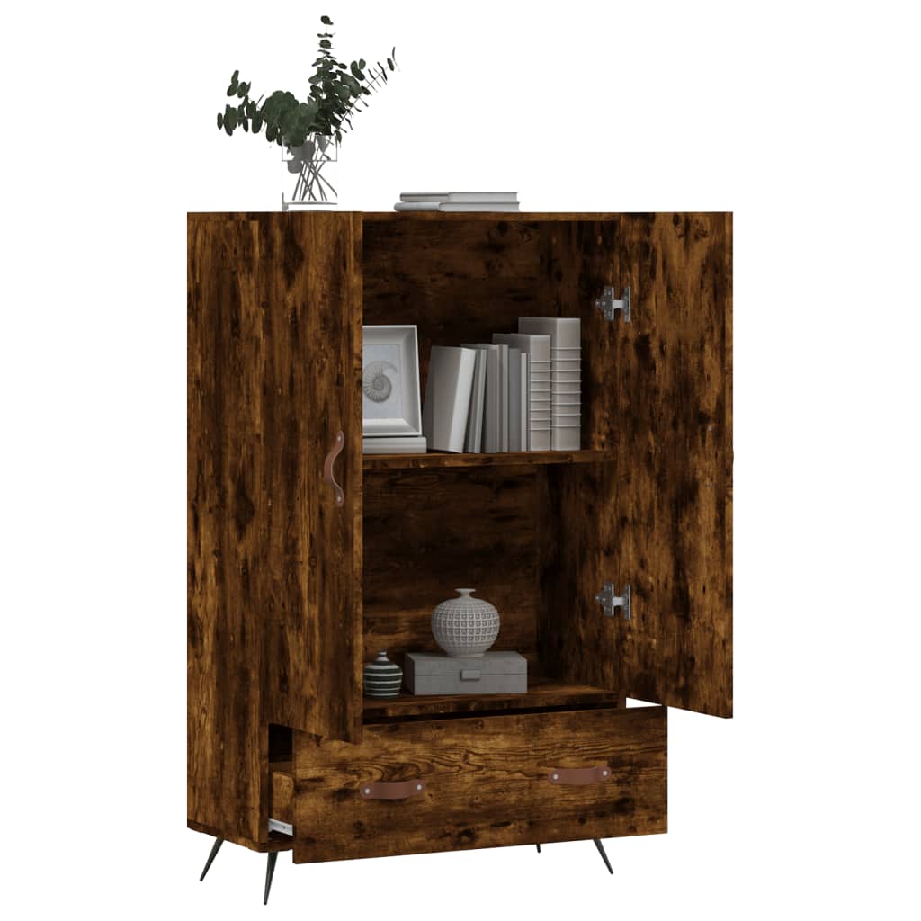 Highboard Smoked Oak 69.5 x 31 x 115 cm Particleboard