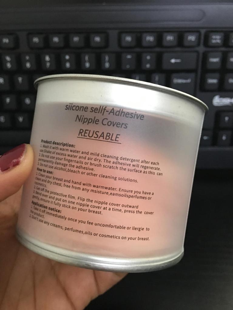 Silicone Waterproof Nipple Covers: Anti-Exposure, Invisible Breast Pasties for Men & Women, Ideal for Swimming and Concealment.