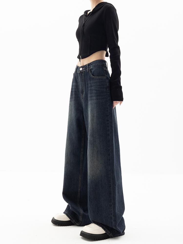 Винтажная уличная одежда Y2k мешковатые джинсы женские Harajuku ретро широкие брюки оверсайз джинсовые брюки женская мода 90-х эстетичные джинсовые брюки