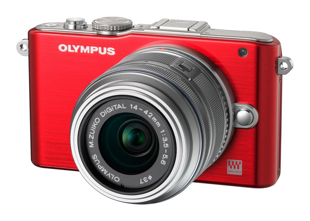 OLYMPUS Зеркальная однообъективная камера PEN Lite Комплект объективов Красный LKIT RED E-PL3 E-PL3