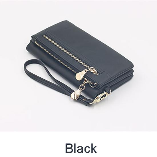Новый браслет длинный клатч кошельки женские мягкие PU кожаный кошелек для монет женский на молнии карман для телефона держатель для карт Cartera кошельки MIT