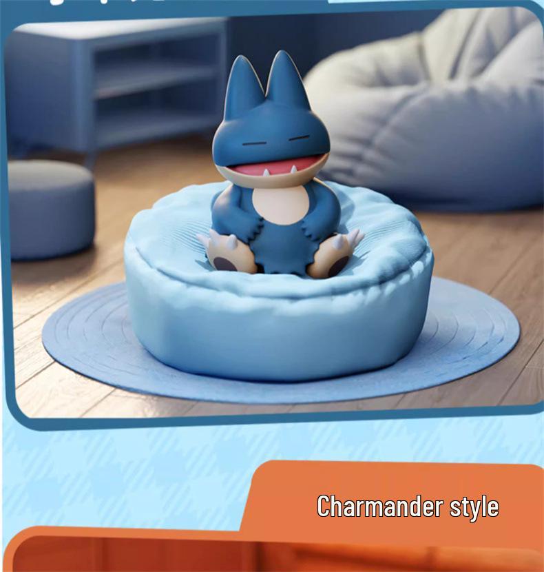 Новые оригинальные фигурки Pokémon серии для отдыха в позе для сна в закрытой коробке