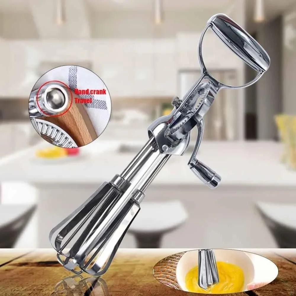News Hand Crank Egg Whisk Milk Mixer Cream Butter Blender Stiring Foam Mixer Kitchen Cooking Tool Kitchen Utensils 2025 2