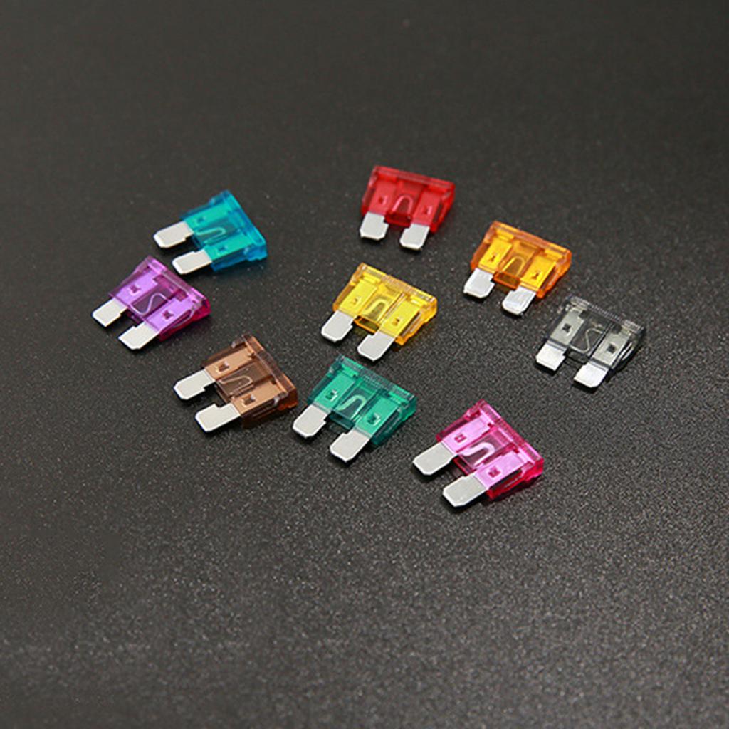 50Pcs 3/5/7.5/10/15/20/25/30/35/40A Car Truck Standard Fuses Auto Boat Motorcycle Fuse Medium Colorful Insert Fuses