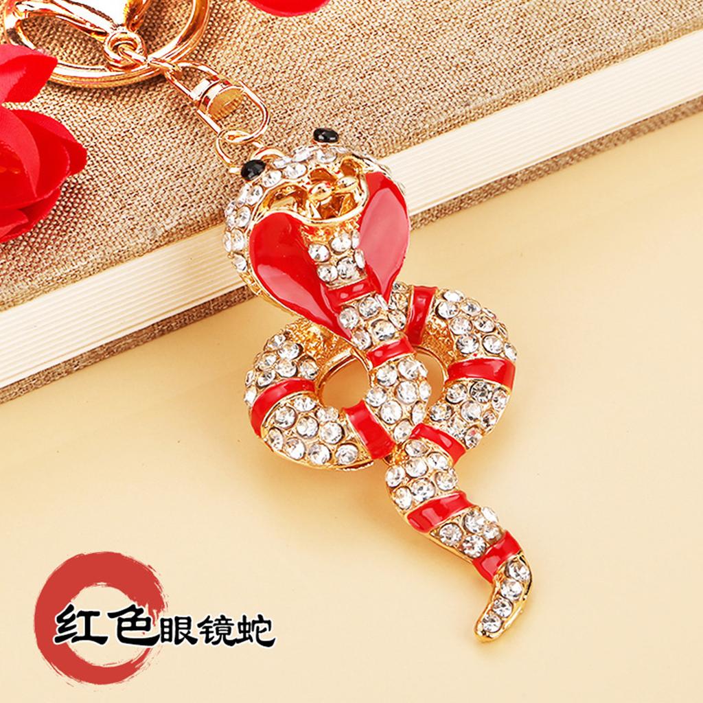 Кулон-брелок в виде змеи из сплава, шарм, брелок для ключей, аксессуар для сумки, шарм для сумки, подходит для модных молодых взрослых, подарок