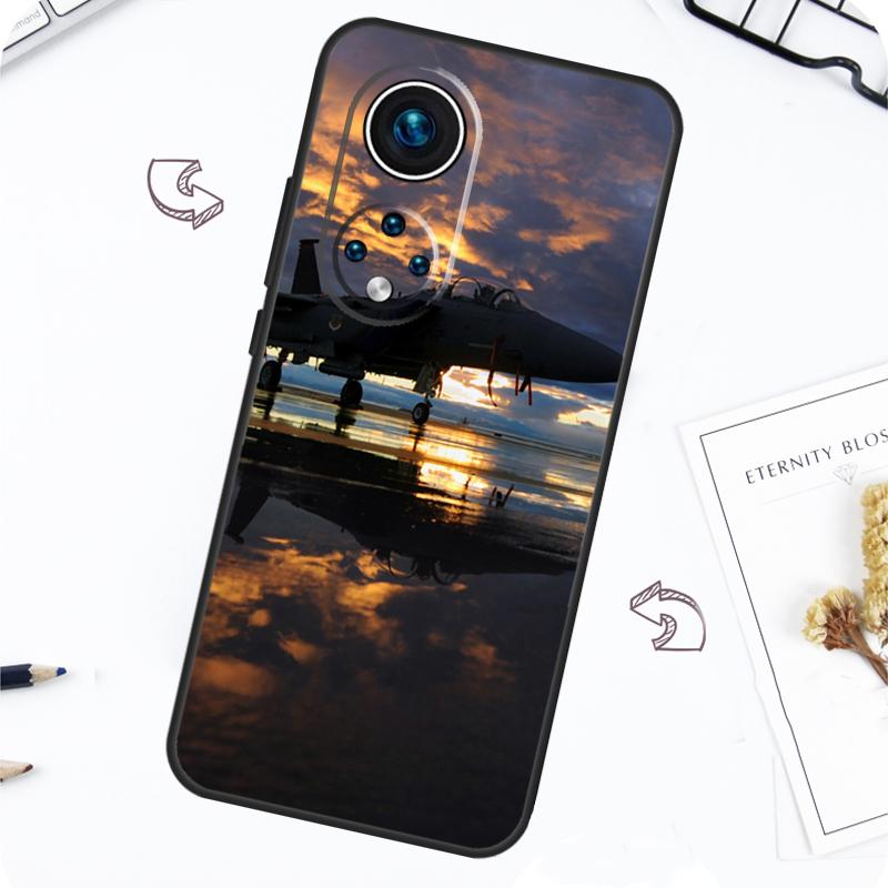 Чехол для телефона Fighting Plane Aircraft для Honor Magic 7 5 6 Pro Honor 200 Pro X9b X9a X8b X8a X8 X9 X9c 50 70 90 Lite