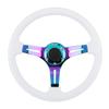 14 в 6?Рулевое колесо Hole Racing с цветными спицами ABS Drifting Wheel Universal для автомобиля