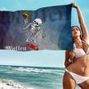 Classic P-Powell P-Peralta Logo Microfiber Printed Beach Towel Mountain Yoga Beach Swimming Running Absorbent Soft Towel