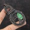 Tree Of Life Chrysocolla Pendant Copper Wire Wrapped Pendant Copper Jewelry Real Gemstone Handmade Pendant Wire Wrap Jewelry Gift For Friend