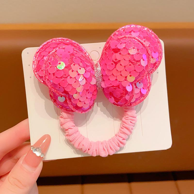 Children's Korean Sequin Bow Hairpin - Baby & Girl Hair Accessory