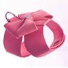 Manufacturer Pet Dog Vest Harness and Leash Lovely Bow Suede Harness with Rhinestones Chihuahua Puppy Pink Girdle