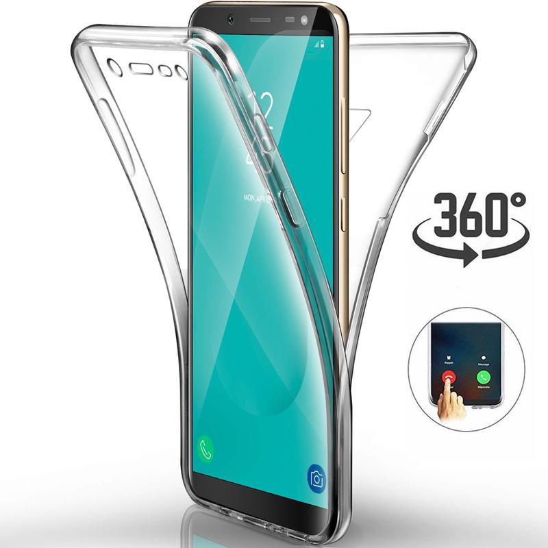 Double Silicone Case For Samsung Galaxy A10 A30 A50 A70 A6 A7 A8 A9 J3 J4 J5 J6 J7 J8 S8 S9 S10 Plus