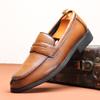 Мода Мода Мужские Классические Лоферы Пенни в Британском Стиле Мужская Повседневная Деловая Кожаная Обувь Мужская Свадебная Уличная Обувь для Вождения Балетки