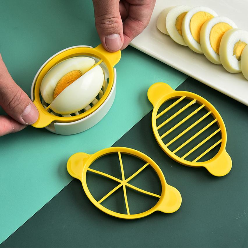 1PC Egg Slicer Multifunctional Household Egg Slicer Three In One