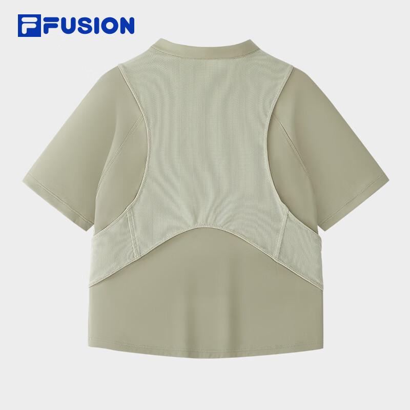Fila FUSION Женская облегающая вязаная футболка с коротким рукавом