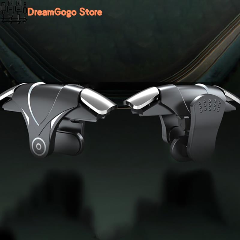 G21 Mobile Phone Game Trigger Gamepad Joystick 6-Finger Aim Shooting L1 R1 Key Button Game Fingertips For Game Controller 5