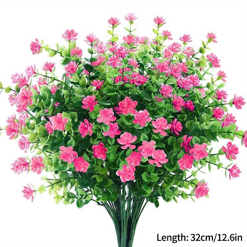 Искусственные осенние цветы для улицы, искусственные растения, устойчивые к УФ-излучению, искусственная пластиковая зелень, Хэллоуин, сад, крыльцо, патио, осенний домашний декор