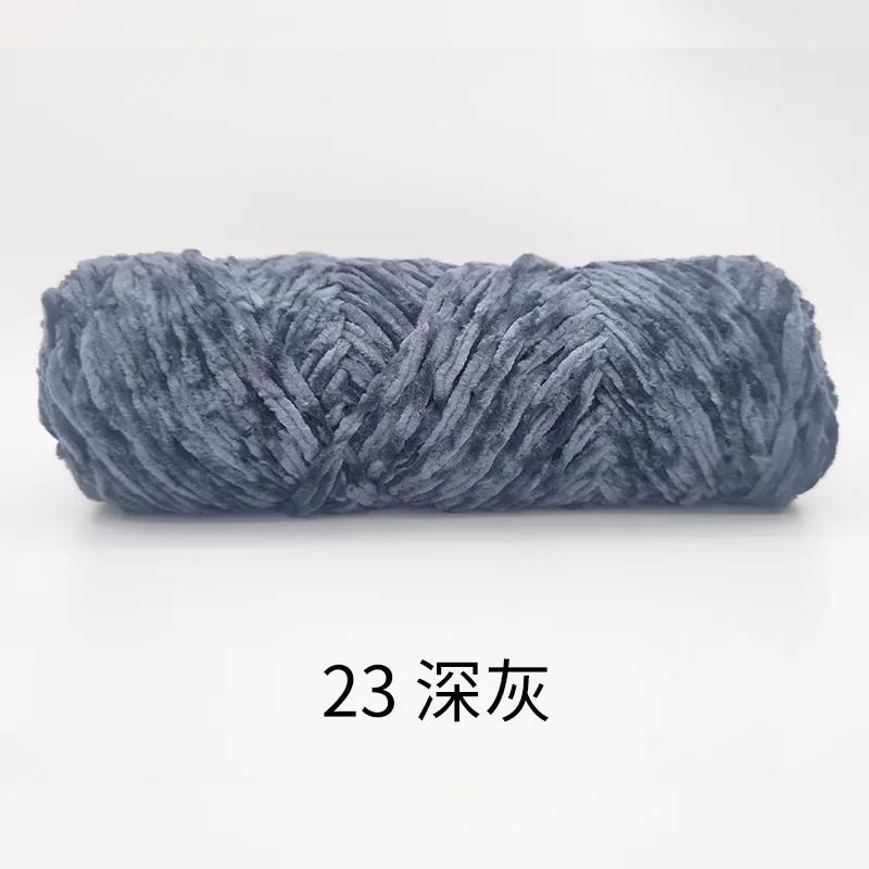Пряжа из хеннели-бархата 4 мм, шерсть для вязания, толстая, теплая, для вязания крючком и спицами, хлопковая, детская шерсть, для DIY, ручного вязания, свитера, носков, шапки