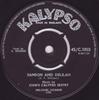 7-дюймовая пластинка CHINS CALYPSO SEXTET  Самсон и Далила 45C1003 Kalypso UK Мировая музыка Б/У