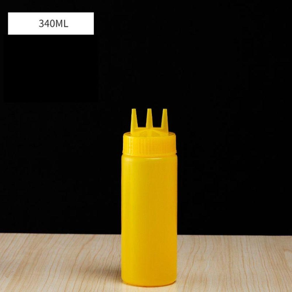 Градуированная бутылка для соуса с тремя насадками, соусники, новые бутылки для выдавливания