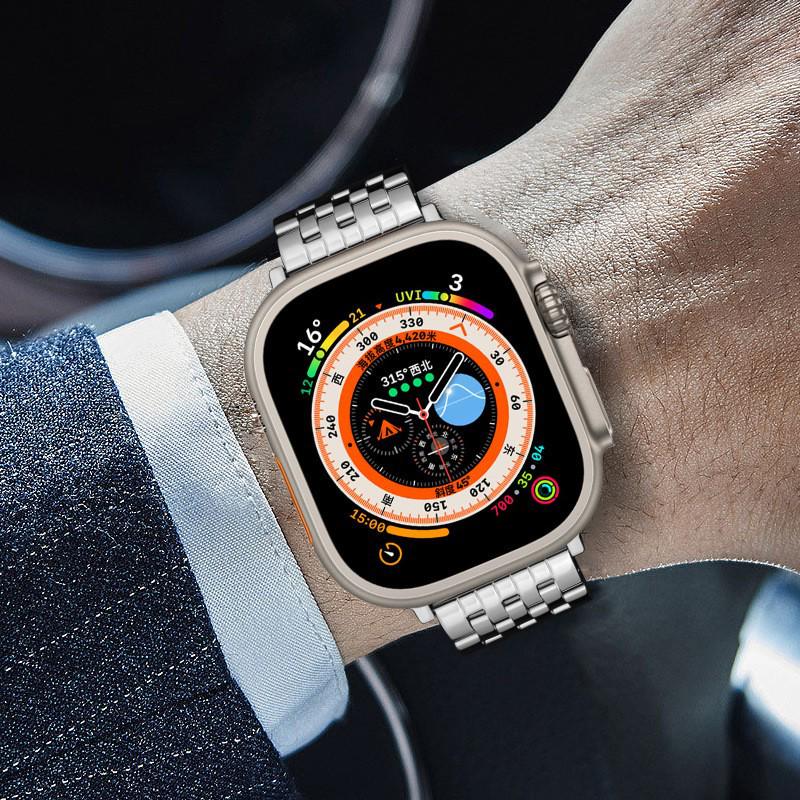 Совместимый стальной браслет-бусины для Apple Watch