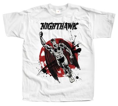 Nighthawk - X-Men Comic T-Shirt – Sumi-e Ink Style, Vintage Superhero Streetwear Sizes S-5XL 24 Colors