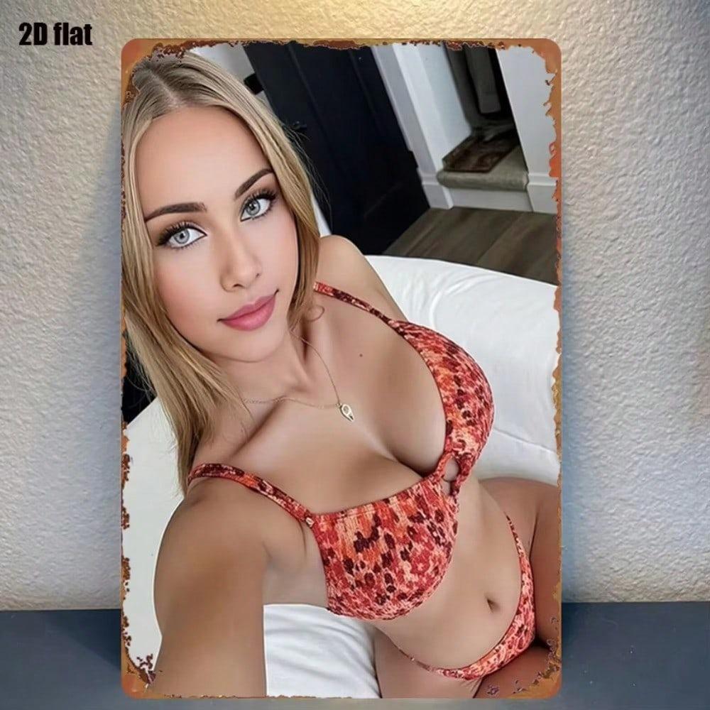 Винтажная жестяная табличка 8x12 дюймов, ржавый металлический настенный арт, ретро, стильная женщина, селфи, плакат, декор для кухни в стиле кантри, бара, мужской комнаты