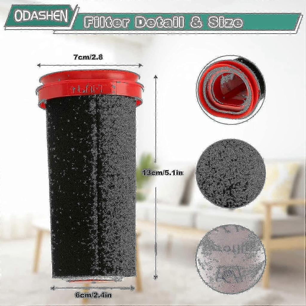 3 Pack 25.2v/21.6v Filter For Bosch Flexxo Series 4 Cordless Vacuum Cleaner Bbh32101 Etc,replace