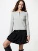 Uniqlo Мужская футболка-henley в рубчик