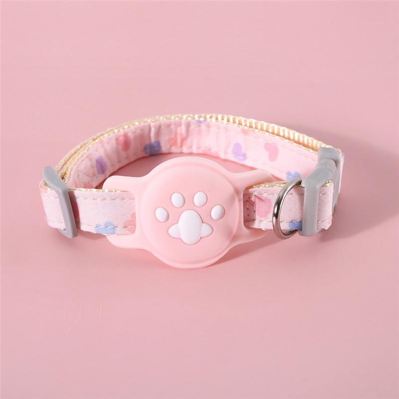 Pet Collar Cat Airtag Silicone Paw Case Anti-Lost Tracking Collar Cat Accessorie